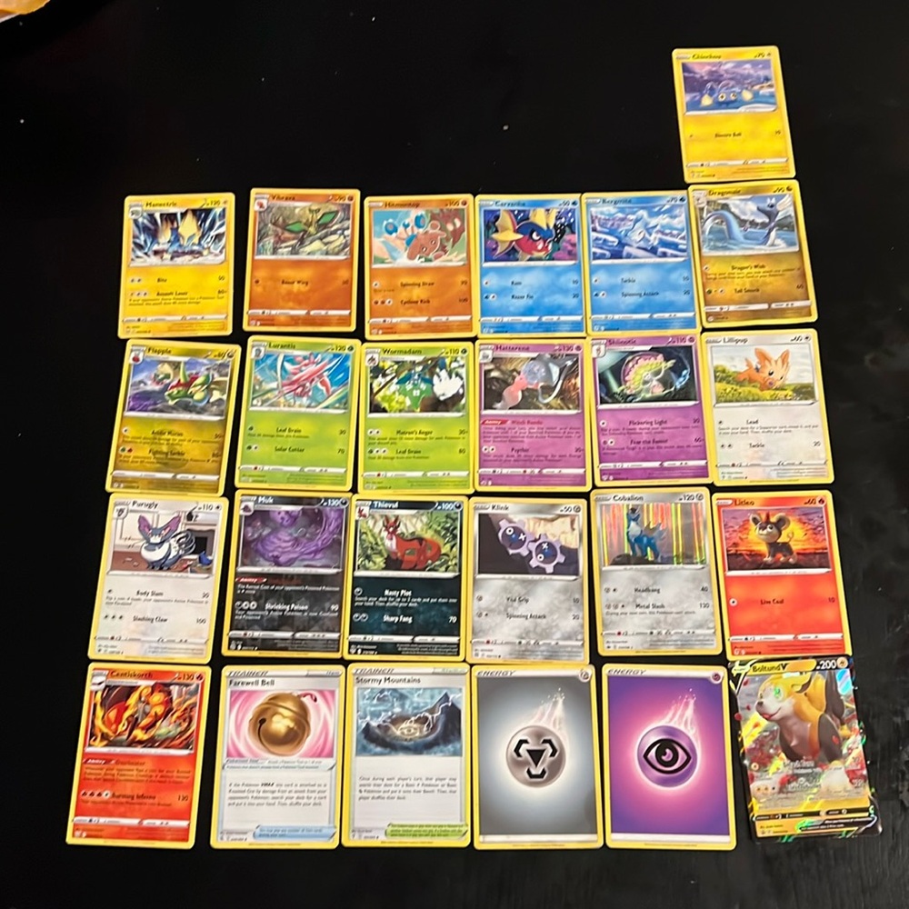 25 Pokémon cards